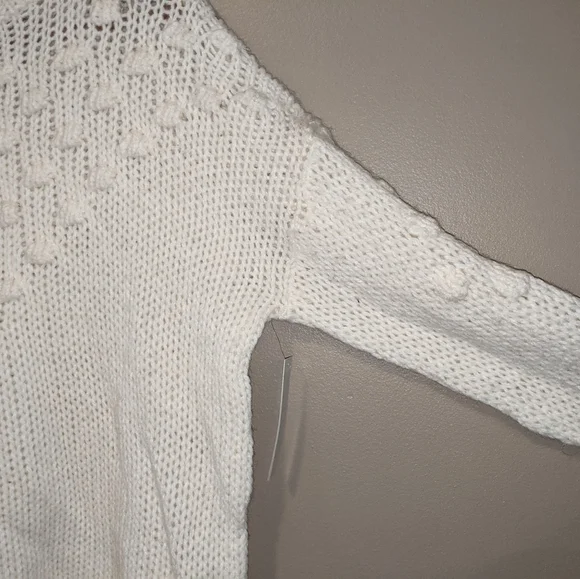 NWT Abound Textured Pom Knit Crew Sz M - Picture 7 of 9